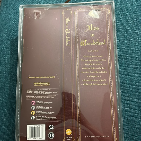 2007 Barbie Silver Label Alice in Wonderland - Picture 3 of 7